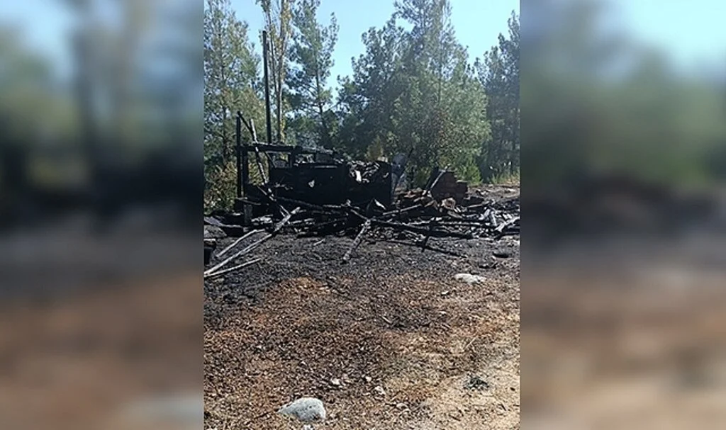 Ambar yangınında tonlarca buğday ve arpa küle döndü