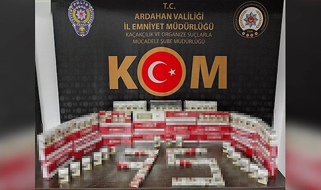 Ardahan’da tütün kaçakçılarına darbe