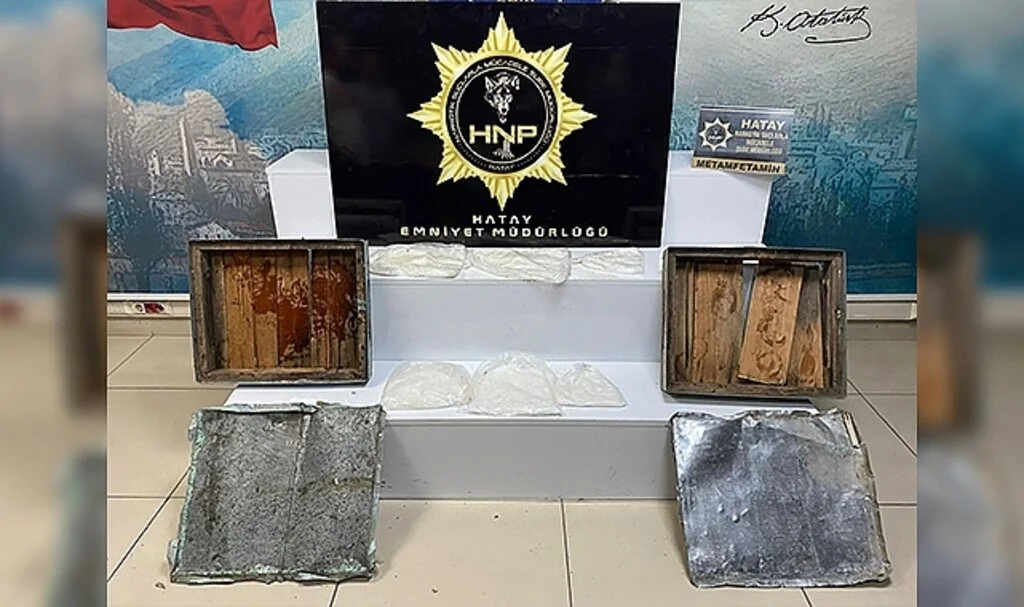 Arı kovanı içerisinden 2 kilo 500 gram metamfetamin çıktı