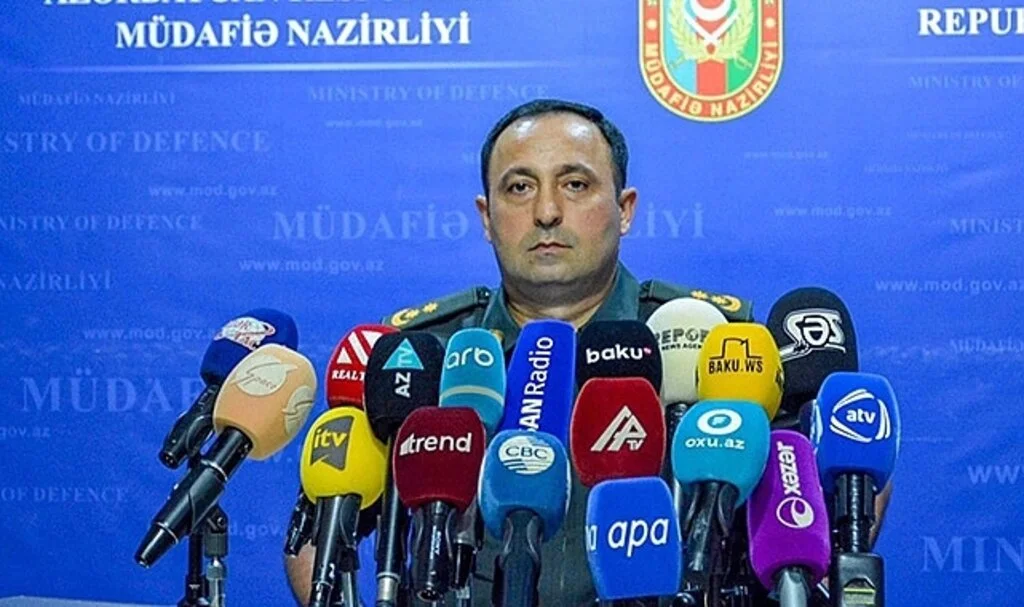 Azerbaycan Savunma Bakanlığı Sözcüsü Eyvazov: Şehitlerimizin kanı yerde kalmadı