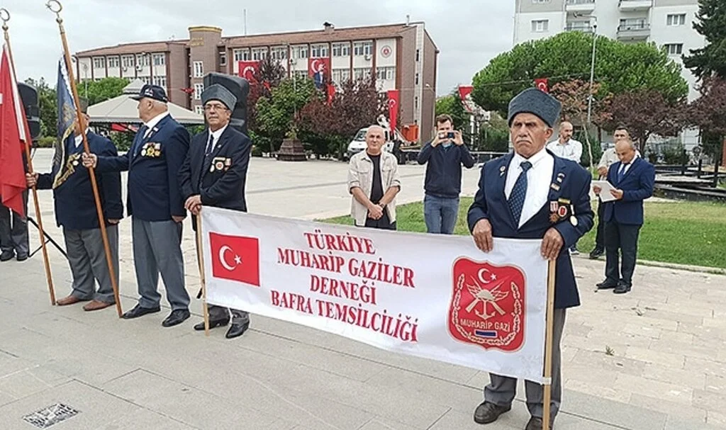 Bafra'da Gaziler Günü kutlandı