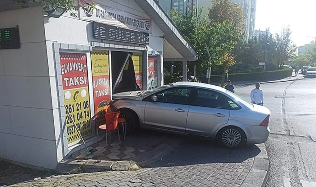 Başkentte taksi durağına davetsiz misafir