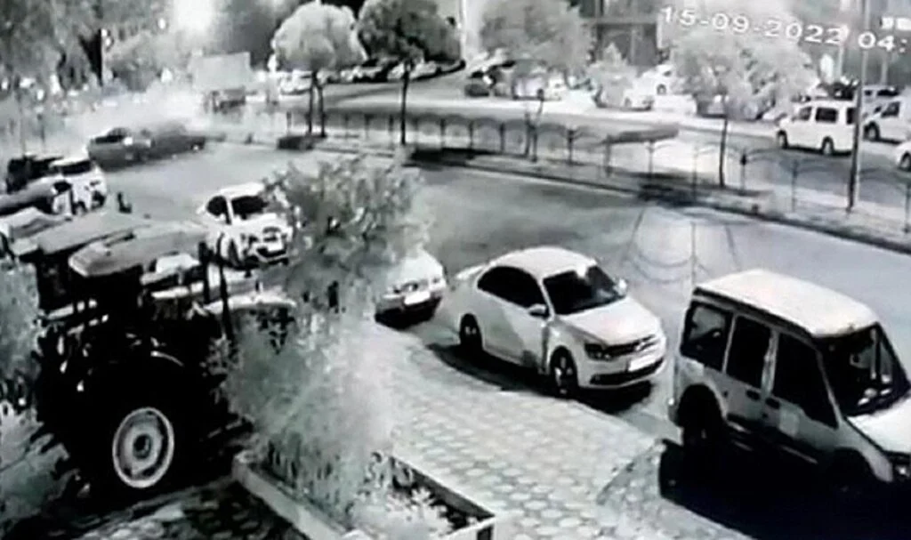 Batman'da 1 kişinin öldüğü kaza kamerada