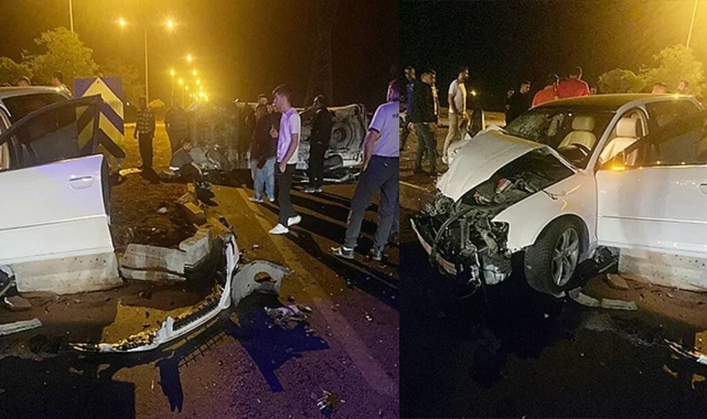 Batman’da trafik kazası: 1’i ağır 4 yaralı