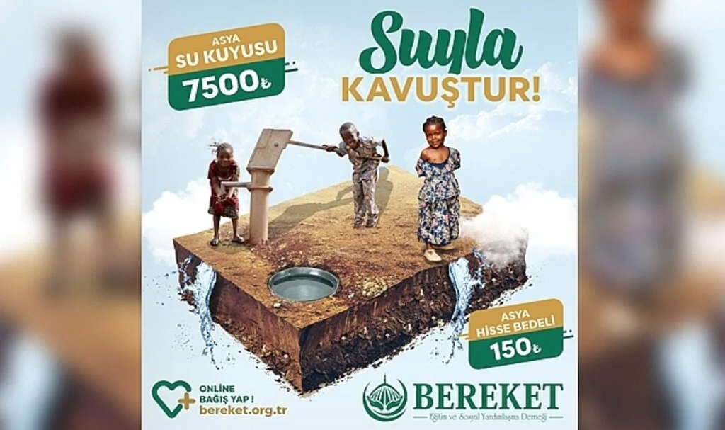 Bereket Derneği Afrika'da su kuyuları açmaya devam ediyor