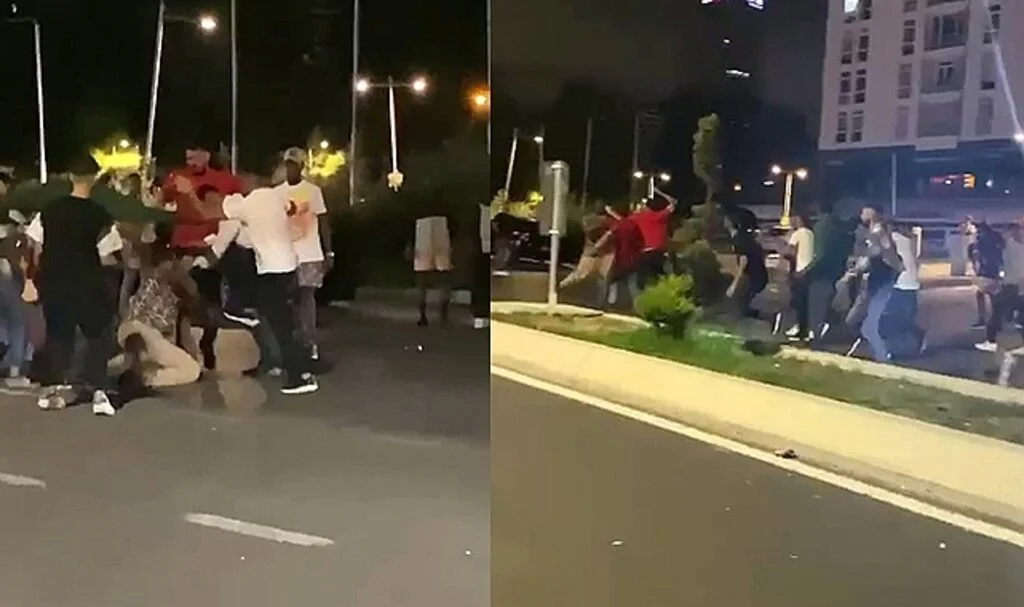 Beylikdüzü’nde 10 kişi, eğlence mekanı çıkışında yabancı uyruklu adamı dövdü