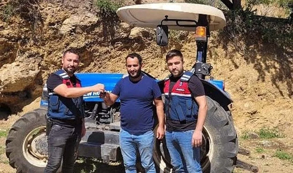 Bodrum’da çalışan traktör Denizli’de bulundu
