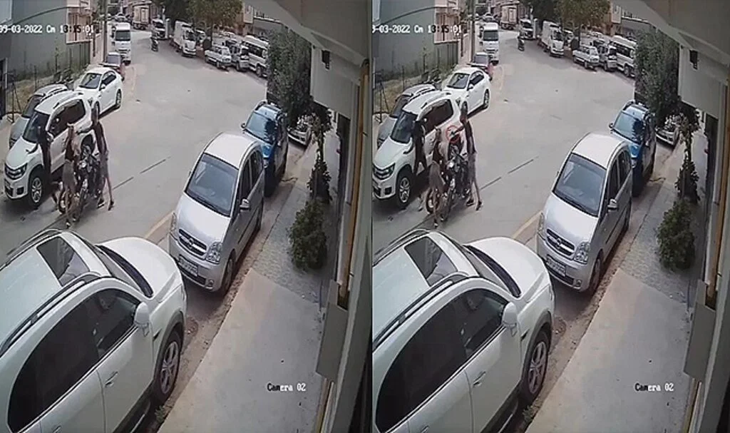 Bursa'da eski sevgili dehşeti kamerada
