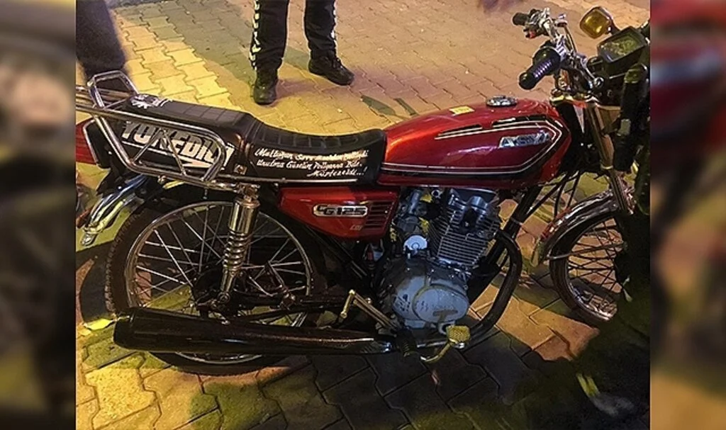 Çalıntı motosikletle yakalanan şahıs, gözaltına alındı