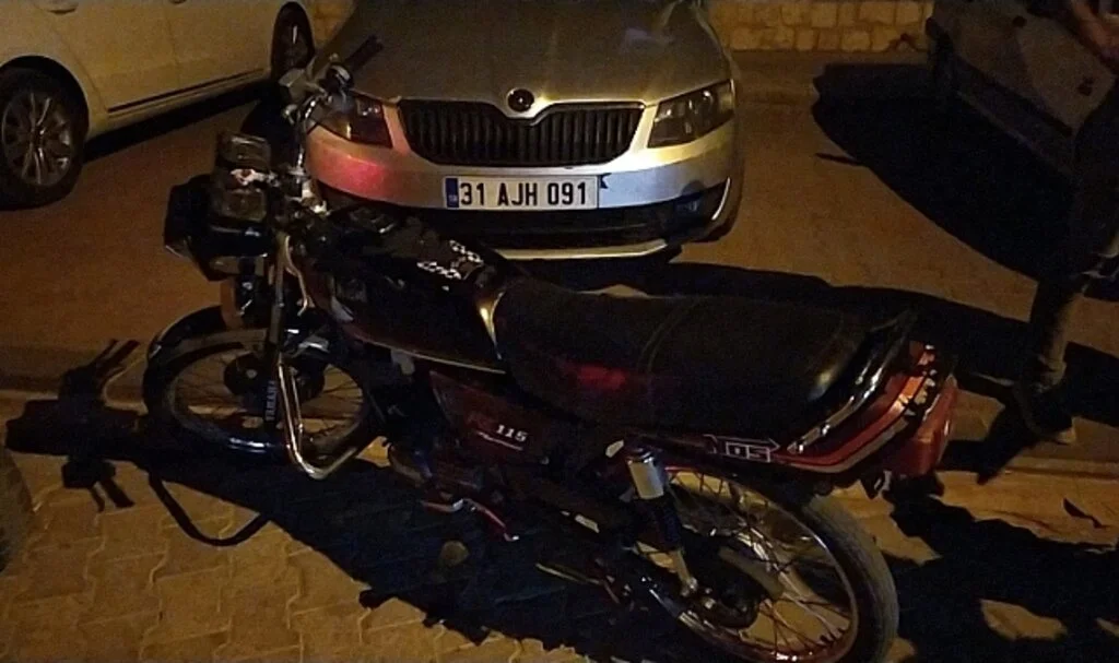 Çalıntı motosikletle yakalandı gözaltına alındı