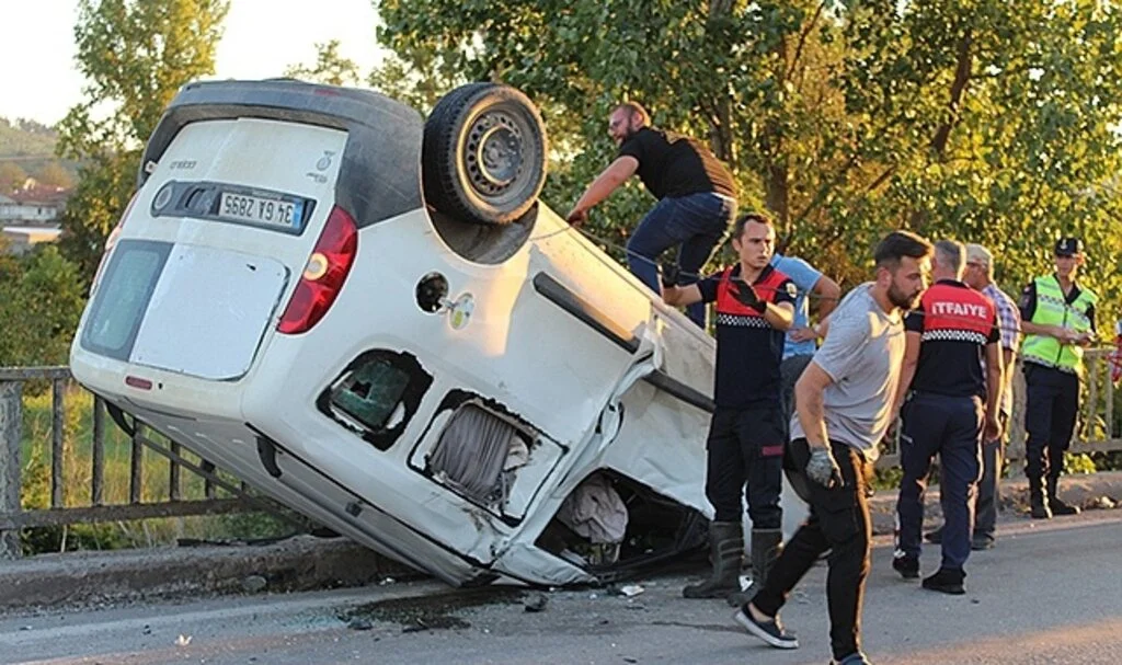 Çan'da trafik kazası: 2 yaralı