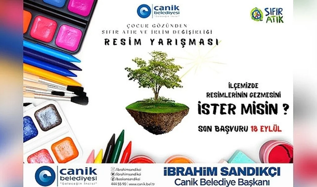 Canik Belediyesinden çocuklara özel resim yarışması