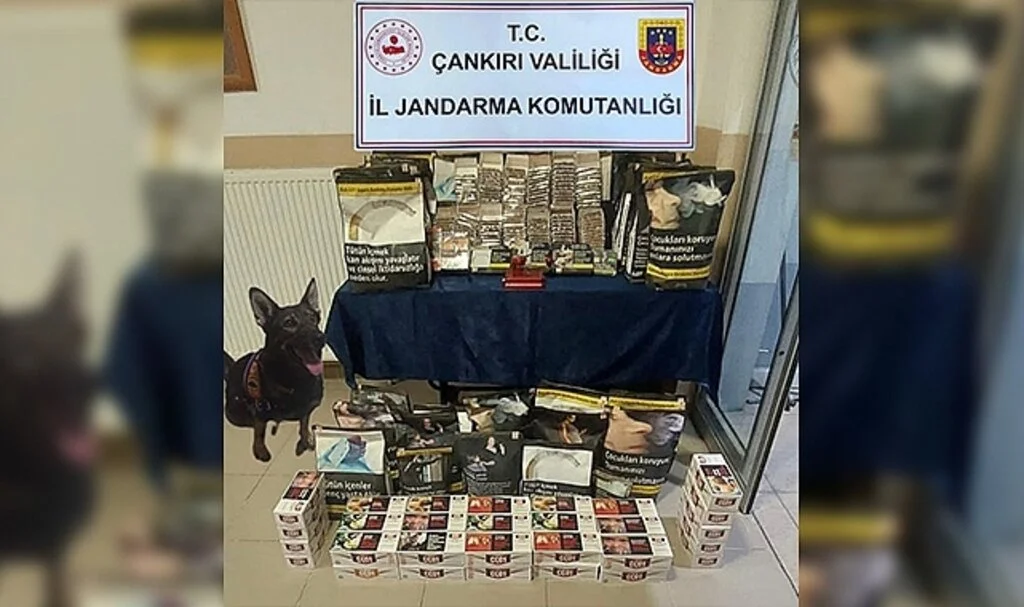Çankırı’da kaçak sigara operasyonu: Çok sayıda makaron ele geçirildi