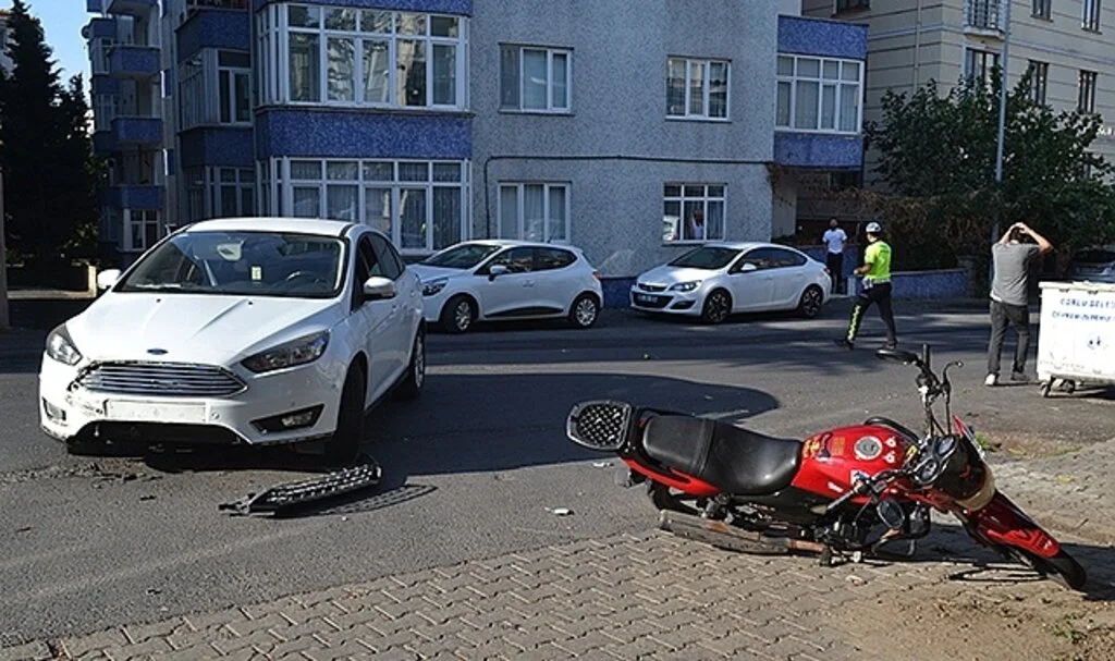 Çorlu’da trafik kazası: 1 yaralı