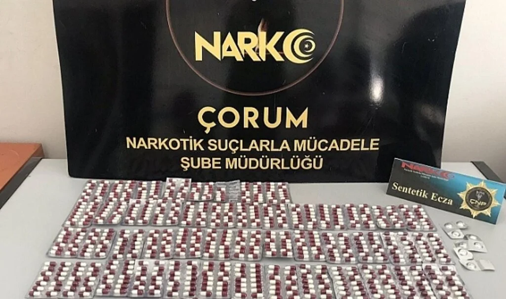 Çorum polisinden uyuşturucu operasyonu