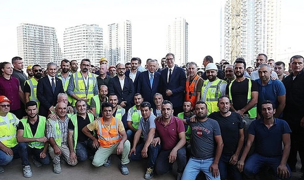 Cumhurbaşkanı Erdoğan, Belgrad Kulesi'ni ziyaret etti