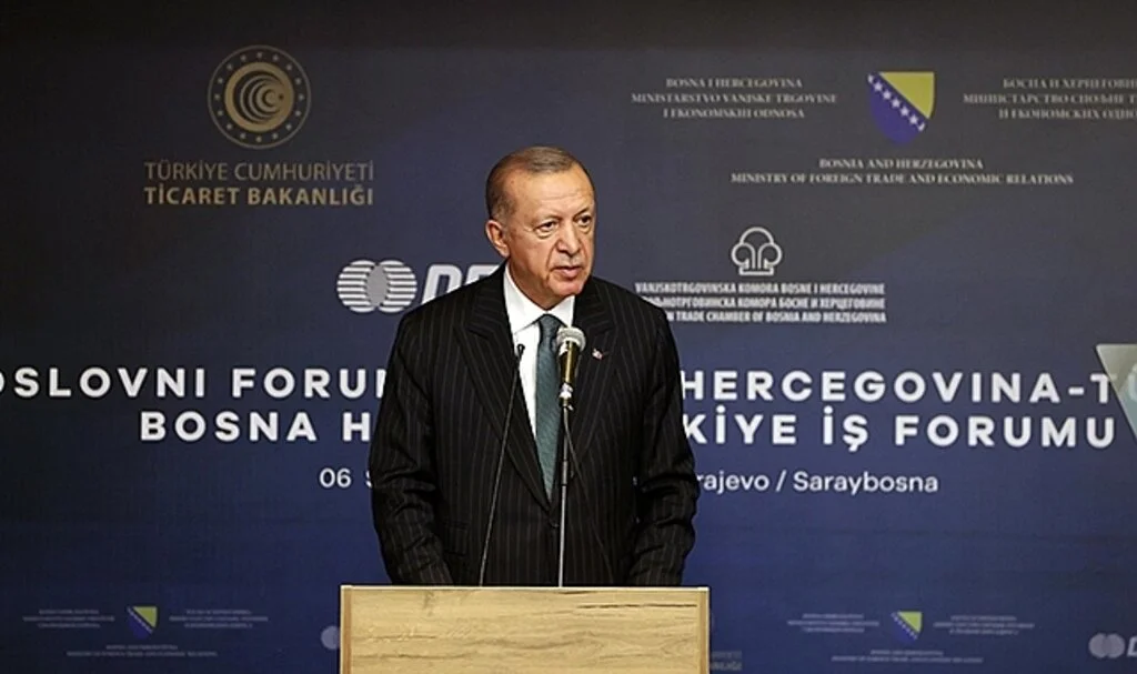 Cumhurbaşkanı Erdoğan: Bosna Hersek ile ticaret hacmimiz önceki yılın aynı dönemine göre yüzde 15 oranında arttı