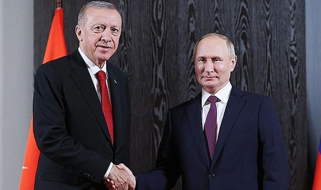 Cumhurbaşkanı Erdoğan, Rusya Devlet Başkanı Putin ile bir araya geldi