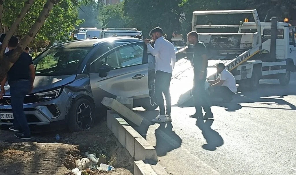 Elazığ’da otomobil ağaca çarptı: 1 yaralı