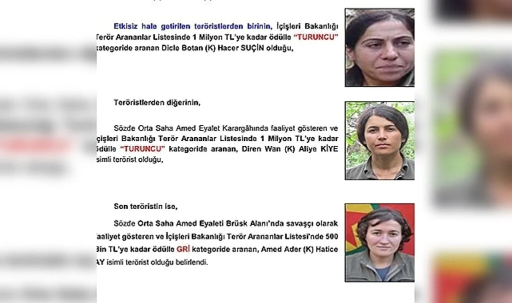 Eren Abluka’da etkisiz hale getirilen 3 teröristlerin kimlikleri belli oldu
