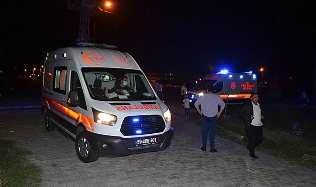 Ergene'de trafik kazası: 2 yaralı