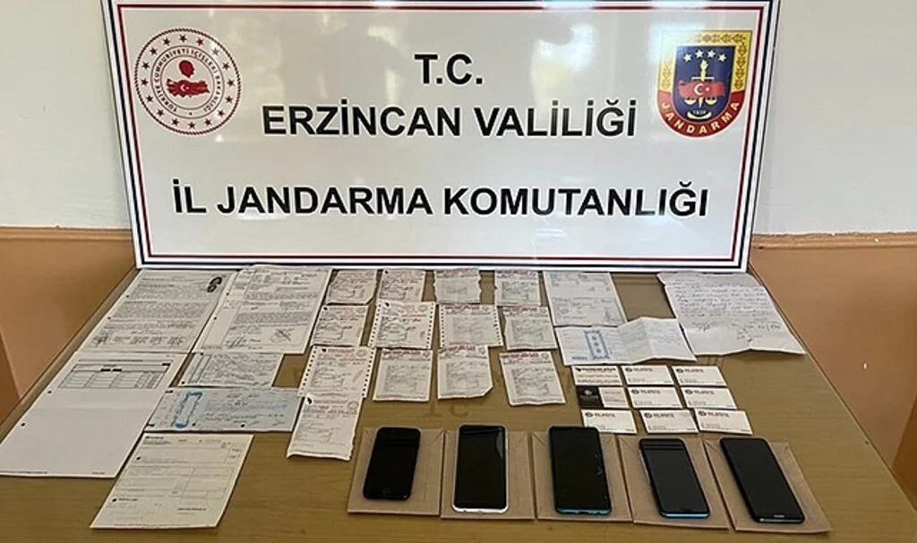Erzincan’da tefecilik operasyonu: 5 gözaltı