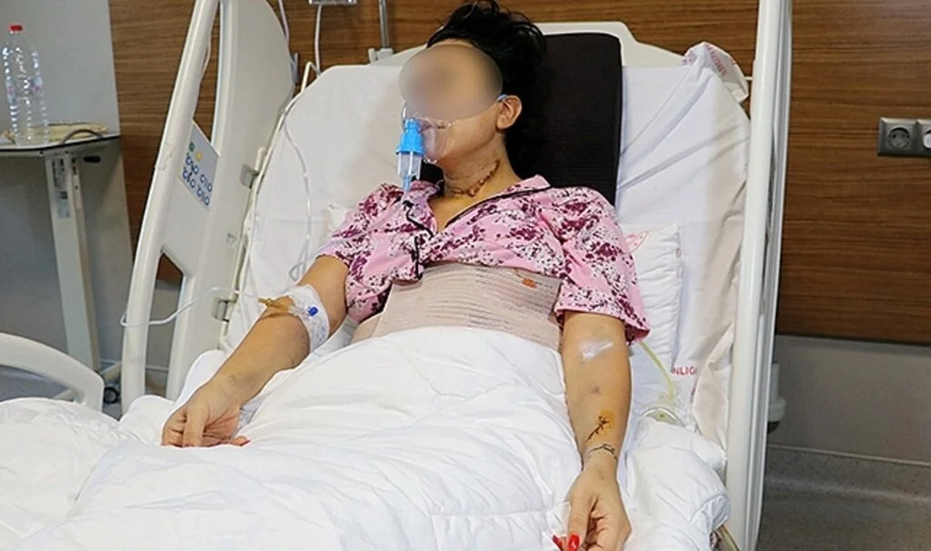  Eski erkek arkadaşının bıçakladığı Burcu yaşam mücadelesini kazandı