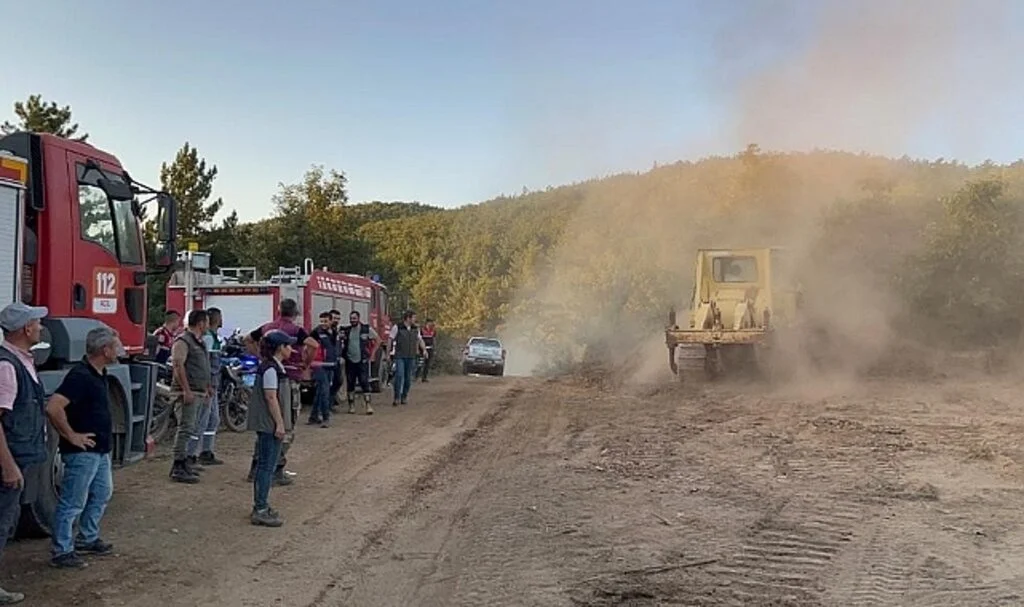 Eskişehir’de çıkan orman yangını kısmen kontrol altına alındı