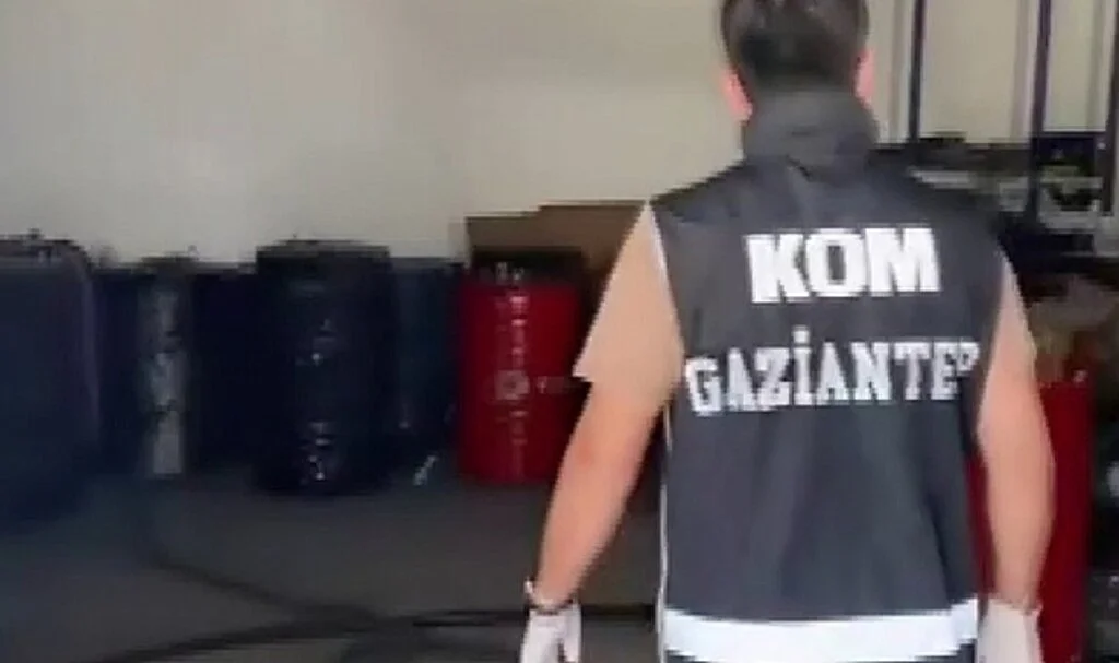 Gaziantep'te 2 bin litre kaçak akaryakıt ele geçirildi