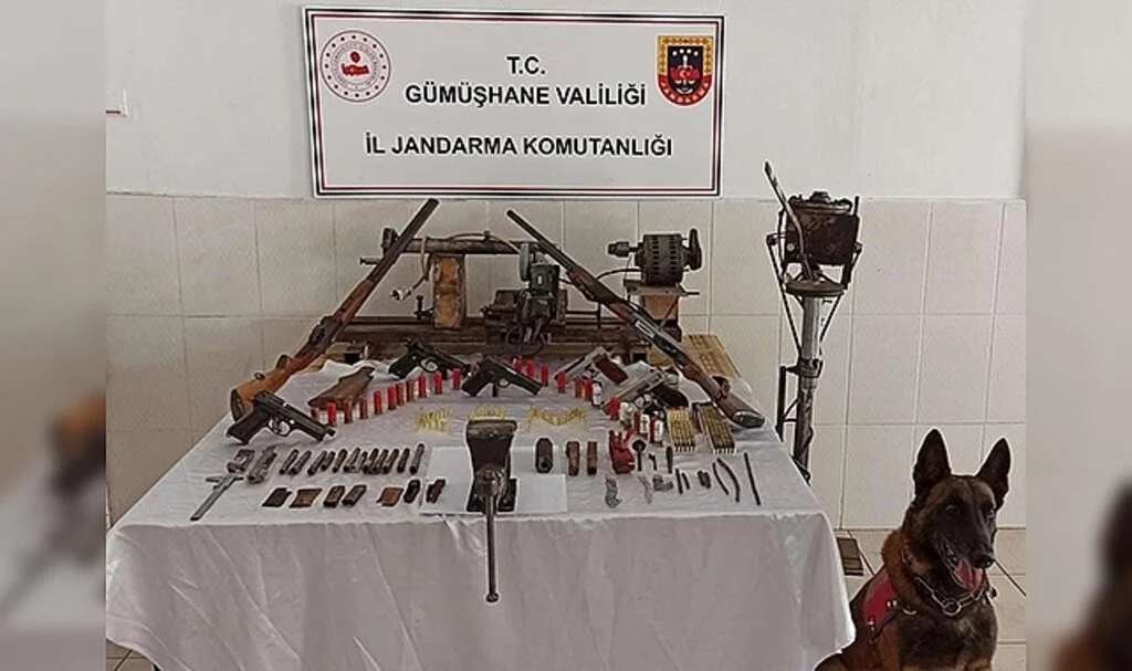 Gümüşhane’de kaçak silah imalathanesine baskın