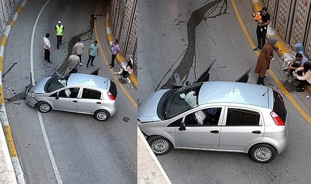 Hamidiye Köprülü Kavşağı kazalara davetiye çıkarıyor