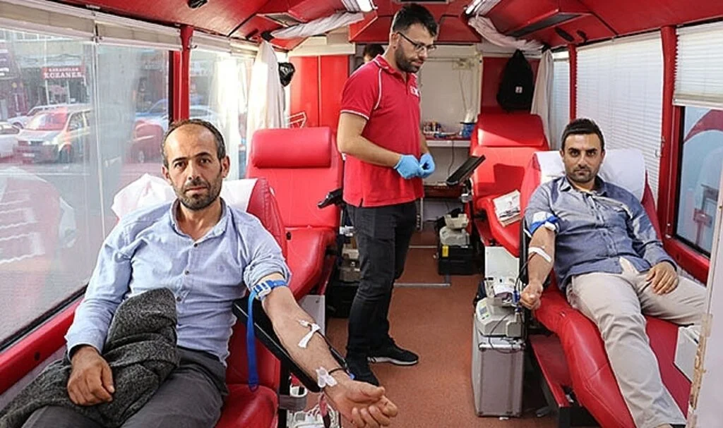 Havza'da 215 ünite kan bağışı toplandı