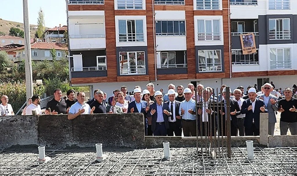 Havza'da Hacı Ali-Elmas Hatun Acar Camisi'nin temeli atıldı