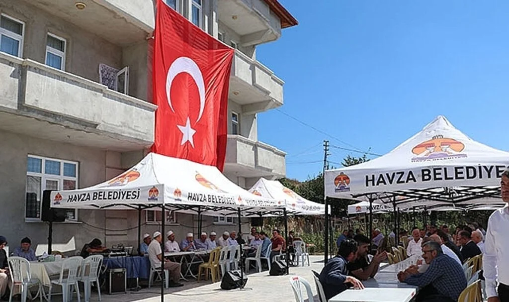 Havza’da Şehit Yüzbaşı Mahmut Top'a dua 