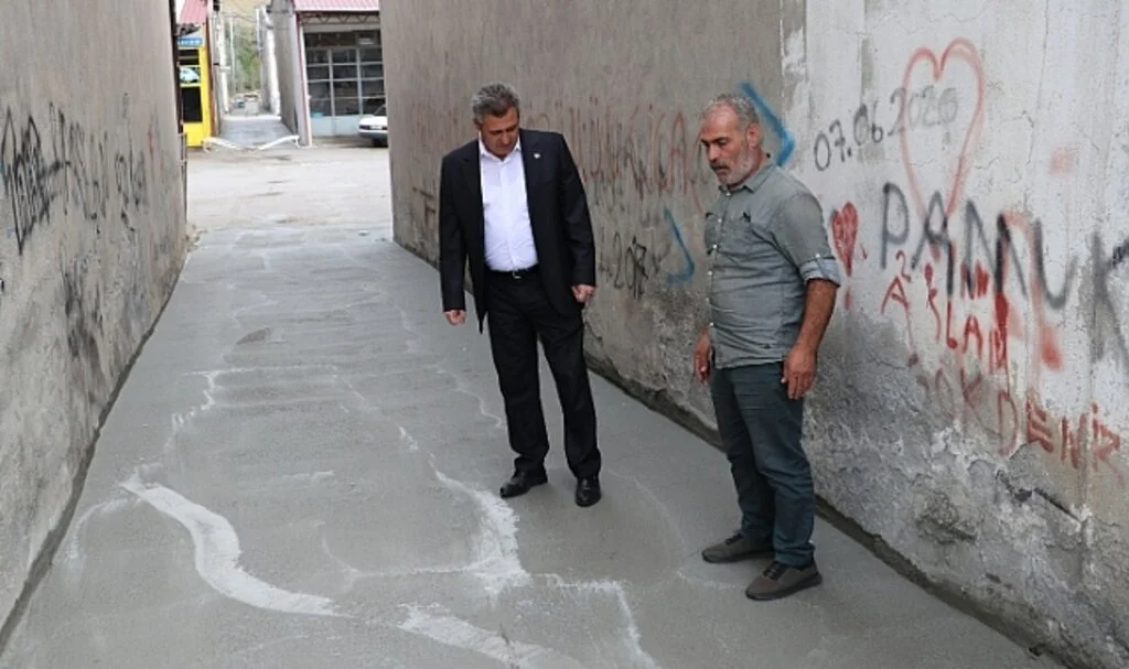 Havza'da yağmur suyu hattı sorunu çözüldü