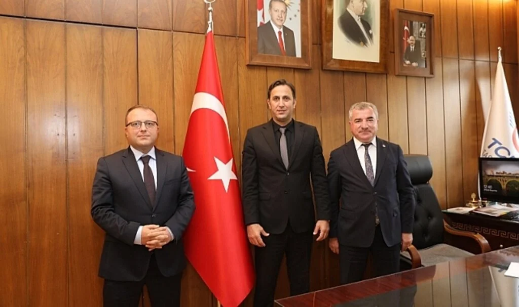 Havza Kaymakamı Nayman ve Belediye Başkanı Özdemir’den TCDD’ye ziyaret