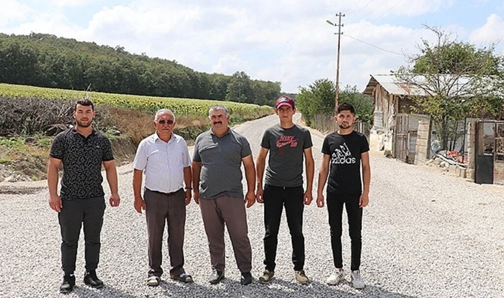 Havzalı vatandaşlardan Başkan Sebahattin Özdemir'e yol teşekkürü 