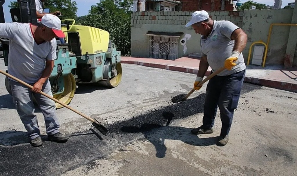 İlkadım’da üst yapı çalışmaları sürüyor