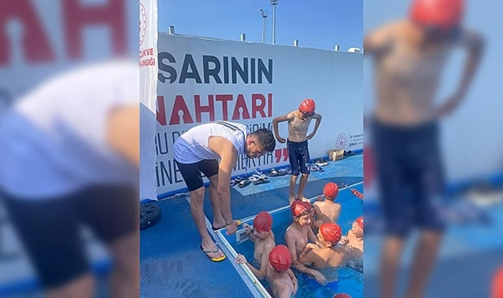 İlkadım Portatif Yüzme Havuzu Şenlendi 