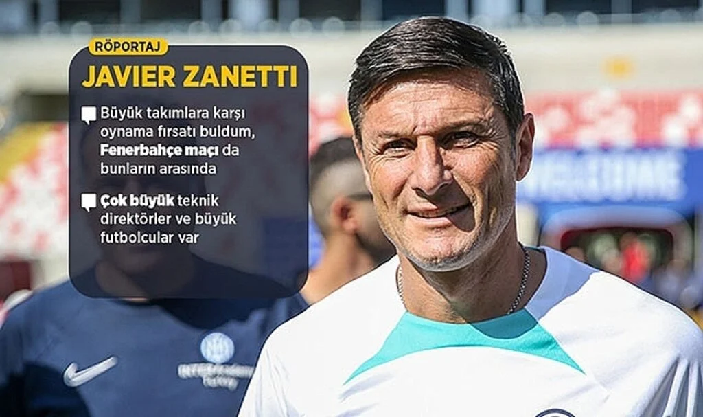 Inter'in efsanesi Zanetti, Türk futbolunun geleceğinin parlak olduğuna inanıyor
