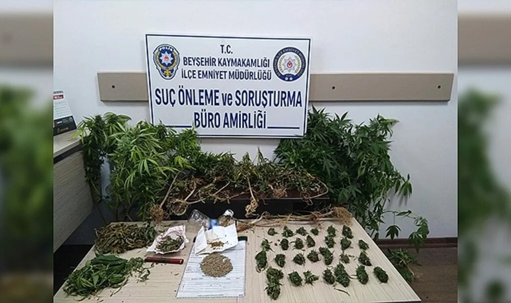 İş yerinde uyuşturucu yetiştiren şüpheli tutuklandı
