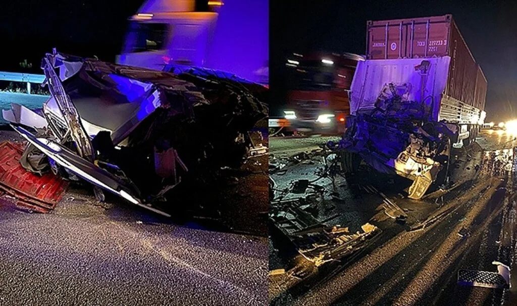Isparta'da iki tır çarpıştı: 2 ölü