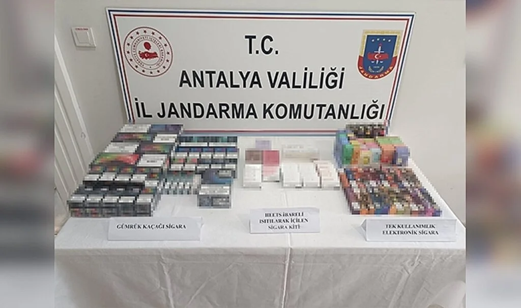 Jandarmadan kaçak sigara operasyonu