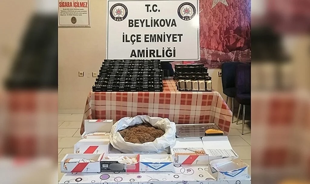 Kaçak tütün satan şahsa yönelik operasyon yapıldı