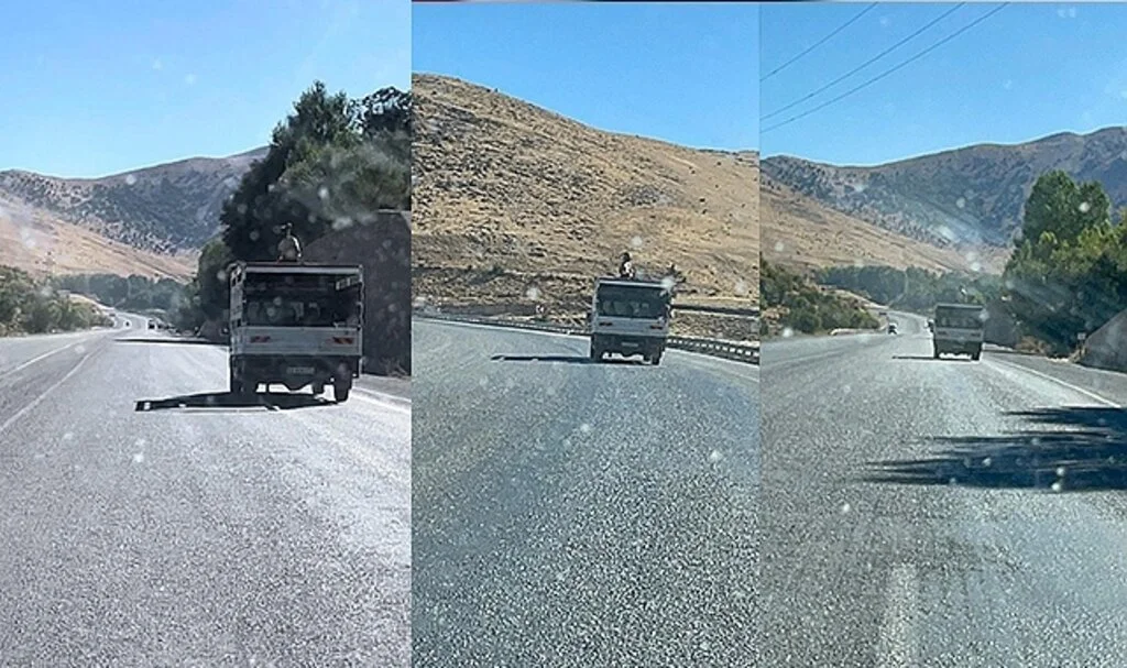 Kamyonet kasasında pes dedirten yolculuk