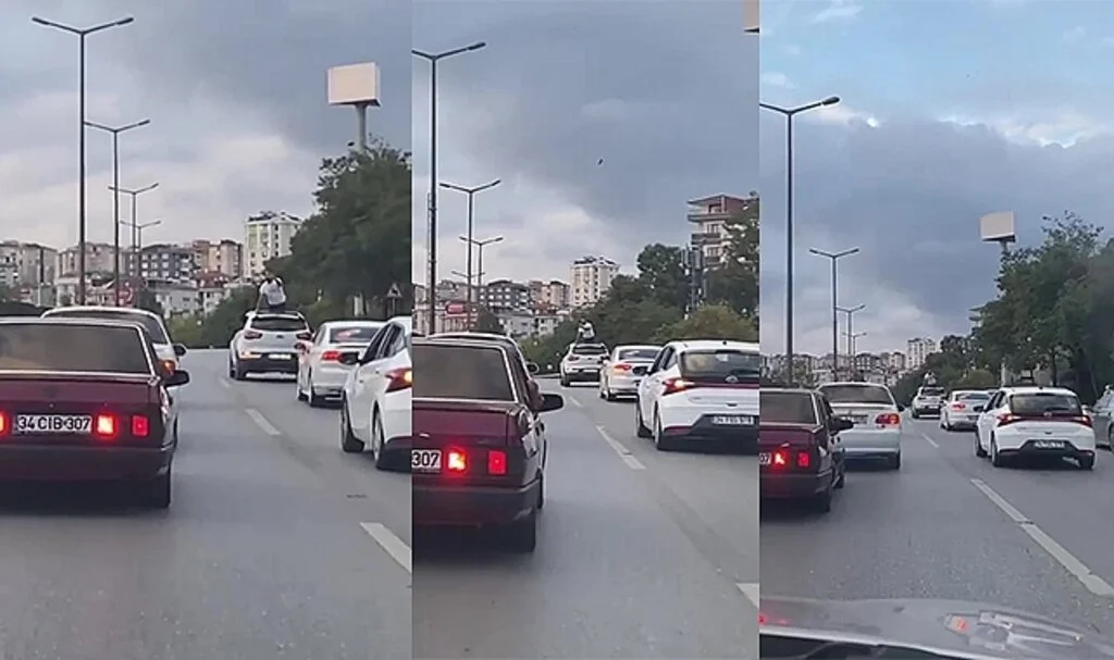 Kartal’da düğün konvoyu yapıp trafiği birbirine kattılar