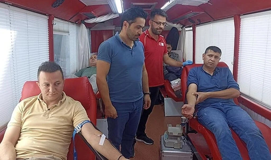 Kavak'ta düzenlenen kampanyada 51 ünite kan bağışı alındı