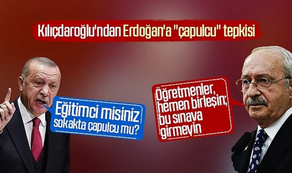 Kılıçdaroğlu'ndan Erdoğan'a "çapulcu" tepkisi: 'Bu sınava girmeyin!' 