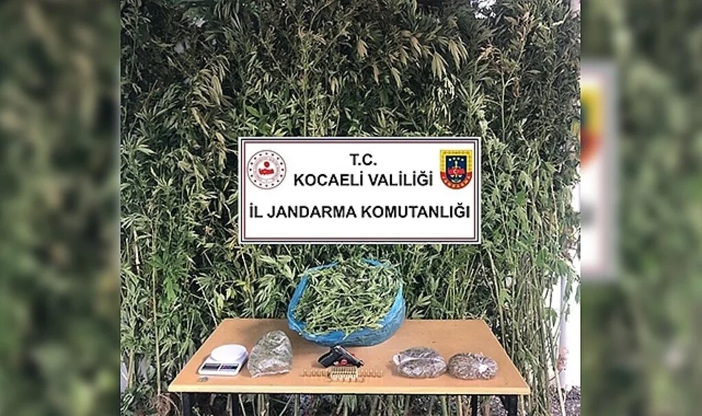 Kocaeli'de 4 kilo 825 gram esrar ele geçirildi