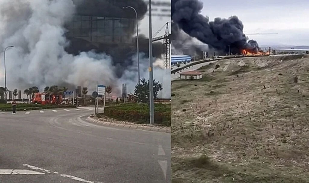 Kocaeli Dilovası OSB'de yangın
